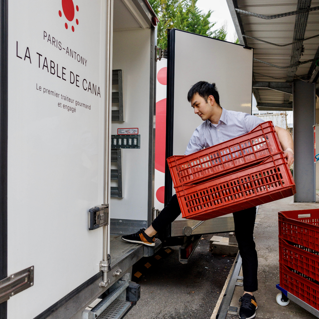 Jhe-Han stagiaire à La Table de Cana