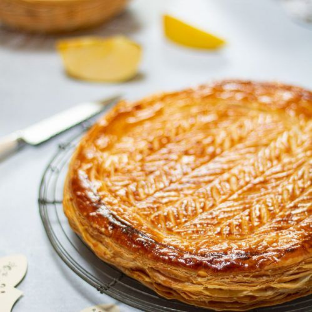 Galette des rois dorée