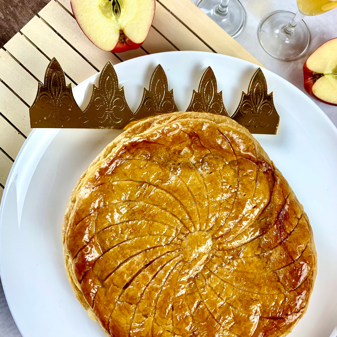 Galette des rois lustrée