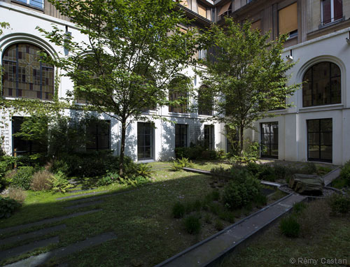 Le Cloitre ouvert jardin 2 500 site